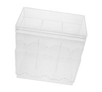 TOBBOMEY Transparent Acrylic Card Organizer Booster Dispenser with Multiple Slots for Trading Business and Photocard Holder Clear Display Stand for Efficient Sorting and Compact Storage at
