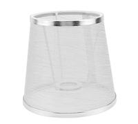 TOBBOMEY Transparent Cloth Lampshade Cover for Chandelier Rustic Decorative Light Shade with Fabric Soft Diffused Lighting for Living Room Bedroom Table Lamp Use