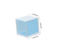 TOBBOMEY Transparent Geometric Solids Detachable Shapes Model for Math Learning Classroom Building Blocks for Enhancing Geometry Skills and Spatial Understanding