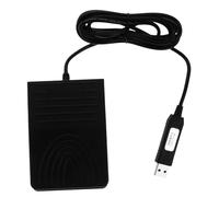 TOBBOMEY USB Single Pedal Foot Control Simulator with Custom Shortcut Key Combination Programmable Multimedia and Game Controller for Office Gaming and Instrument Automation