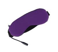 TOBBOMEY USB Steam Eye Mask with Hot and Cold Compress for Unisex Automatic Power-off Light-blocking Sleep Blindfold for Home Office Travel Reusable Purple Fragrance