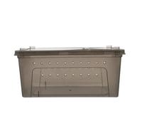 TOBBOMEY Ventilated Reptile Box with Safe Plastic Material for Snake and Lizard Housing Suitable for Breeding and Transport