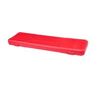 TOBBOMEY Vernier Caliper Storage Box Suitable for Long Time Using Plastic and Tool Organisation Red with Organizing Function Sturdy Caliper Holder Case for Travel