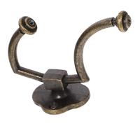 TOBBOMEY Vintage Metal Wall Hook Antique Style Multipurpose Coat Hat Hanger for Bathroom Kitchen Living with Retro Design and Stable Use