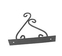 TOBBOMEY Wall Hanging Rack Indoor Hanging Plant Bracket Outdoor Hangers Vintage Plant Hooks for Wall Basket Hooks Basket Brackets Hanger Holder Black