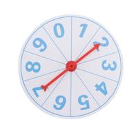 TOBBOMEY Wall-Mounted 20Cm Draw Game Wheel Turntable, Rotary Party Prize Wheel Prop for Teaching Activities and Festival Games