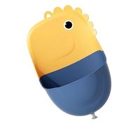 TOBBOMEY Wall-Mounted Boys Urinal for Toddler Potty Training Stand-to-Pee Kids Urinal for Boys Blue Plastic Toilet Training Urine Potty