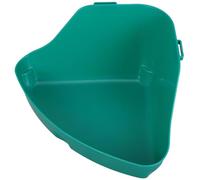 TOBBOMEY Wall-mounted Pet Bath Sand Tub Small Pet Toilet for Hamsters Rabbits Corner Litter Box Open Design for Cages