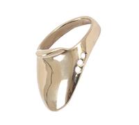 TOBBOMEY Wear-resistant Brass Thumb Ring Portable Finger Guard for Adults Beginners Hunting Indoor Recurve Shooting Protection