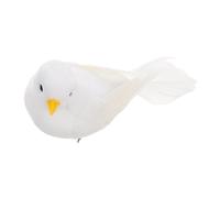 TOBBOMEY Weather-resistant Car Antenna Decoration Cute White Dove Figurine Roof and Trunk Auto Aerial Topper for Exterior Vehicle Ornament Car Accessories