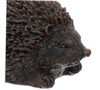 TOBBOMEY Weatherproof Hedgehog Key Hider Resin Outdoor Hidden Key Storage Box Decorative Garden Ornament for Porch and Backyard Safe Holder