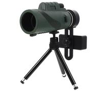 TOBBOMEY Wide Angle Monocular Telescope Anti-fog Shockproof for Birdwatching Camping Hiking Outdoor Exploration with Low Light Nightwatching