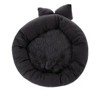 TOBBOMEY Winter Warm Plush Pet Bed Nest with Removable Cushion for Hamsters Rabbits Guinea Pigs Small Animals Cozy Sleeping Mat