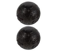 TOBBOMEY Wood Baoding Balls Hand Rolling Balls for Exercise and Relaxation Ergonomic Grip Strength Trainer Smooth Polished Surface for Seniors and Adults Hand Therapy