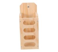 TOBBOMEY Wooden Grass Feeder Capacity Food Bowl Grass Dispenser for Chinchillas Guinea Pigs Design Reducing Waste Keeping Spaces Clean