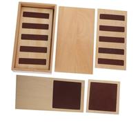 TOBBOMEY Wooden Sensory Tactile for Preschool Montessori Texture Play Educational Board for Fine Motor Skills Cognitive Development and Autism Sensory Stimulation Early Learning Aid for