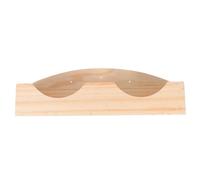 TOBBOMEY Wooden Small Pet Hay Manger Rack Removable Grass Feeder for Rabbits Guinea Pigs Chinchillas Protects Food From Contamination and Minimizes Waste