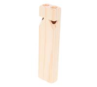 TOBBOMEY Wooden Whistle for Safe Smooth Finish Musical Instrument Beginner Friendly Train Design Creative Early Education Plaything for Boys