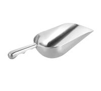 TOBBOMEY Zinc Alloy Ice Scoop for Kitchen Multipurpose Food Scooping Rust-Resistant Ergonomic Handle for Rice Flour Dried Fruit Bulk Ingredients Large