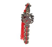 TOBBOMEY Zinc Alloy Seven-star Sword Feng Shui Ornament Decorative Hanging Exorcism Pendant for Home Office Wall Decor Creative Evil Spirit Protection