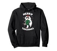 Tobe Fonseca Merry Trashmas Raccoon Funny Animal Holiday Pullover Hoodie