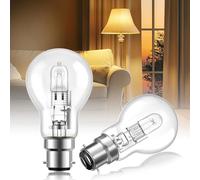 TobeBright 100W Light Bulbs Bayonet Dimmable B22 Bulbs 2700K Warm White Light Bulb A55 Globe Bayonet Bulb, 862lm, 220V, BC Classic Clear Light Bulb for Ceiling Lamp, Floor Lamp, Table Lamp -2Pack