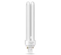 TobeBright 26W 2 Pin G24d-3 PLC Tube Light, 2U Double Turn Tube Energy Saving Bulb Cool White 6500K Low Consumption Fluorescent Lamp Non-Dimmable for Hallway, Kitchen, Restaurant, Office (1-Pack)