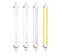 TobeBright 500W Gantry Lights Jacket Food Lamp 240V, 220MM R7s Food Heat Lamp Food Safe Catering Bulbs R7S Halogen Food Heater Bulb for Canteen Buffet Cater Events Kitchen Hospitality,4-Pack