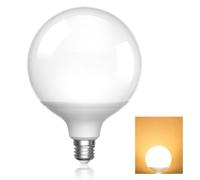 TobeBright G120 E27 LED Globe Bulb 20W Frosted Large Screw Light Bulb, Warm White 3000K, 200W Equivalent, 1500ML, E27 Edison Screw Bulb for Living Rooms, Kitchens, Bedrooms, Non Dimmable