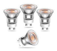 TobeBright Mini GU10 LED Bulbs 2W, GU10 Spotlight Bulb Warm White 3000K, MR11 Energy Saving LED Spot Lights Bulbs Equivalent to 15W, Beam Angle 36° Spotlight Bulb 150lm Non Dimmable 4 Pack