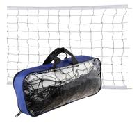 Tobefore Durable Outdoor Volleyball Net - Official Size 32x3ft with Reinforced PE Edges & 42ft Aircraft Cable, 4-inch Square Mesh, Portable with Carry Bag for Beach, Backyard & School Games