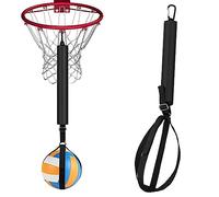 Tobefore Volleyball Spike Trainer, Volleyball Spike Training System for Basketball Hoop, Training Improves Serving, Improves Serving, Jumping, Arm Swing Mechanics and Spiking Power