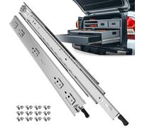 ToBeGreat Heavy Duty Drawer Runners Drawer Slides with Lock 600mm Side Mount Heavy Duty Draw Runners 1 Pair Full Extension Ball Bearing Rails 24 inch Load Capacity 68Kg