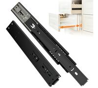 ToBeGreat Push to Open Drawer Runners Drawer Slides 500mm Side Mount Heavy Duty Draw Runners/Sliders Drawer Glides Full Extension Ball Bearing Kitchen Cabinet Replacement Ralis, 45kg 20 inch 1 Pair