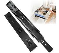 ToBeGreat Soft Close Drawer Runners Drawer Slides 550mm Side Mount Heavy Duty Draw Runners/Sliders Drawer Glides Full Extension Ball Bearing Kitchen Cabinet Replacement Rails 45kg, 22 inch 5 Pairs