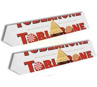 Tobelron Chocolate Gift Selection - Orange Twist 360g, White Chocolate 360g, Milk Chocolate Multipack - Swiss Triangular Chocolate Bars with Honey & Almond Nougat (2 pack, white chocolate tobelron)