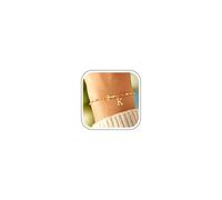 TOBENY Gold Cross Bracelet for Women Dainty A-Z Initial Link
