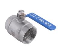 TOBEOME Ball Valve Female Thread 2 Inch 304 Stainless Steel Full Port Female Thread Ball Valve 2 Inch DN50 1000 WOG