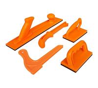 TOBEOME Woodworking Safety Push Handle Set Safety Push Block 5-Piece Set Circular Saw Woodworking Cutting Slider (Direct Push)