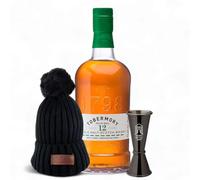 Tobermory 12 Year Old Single Malt Scotch Whisky 70cl - With Tobermory Hat & Secret Bottle Shop Jigger - Whisky Gift Set For Christmas