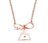 Tobestu Stainless Steel Infinity Jesus Necklace Genuine Mustard Seed Charm Inspirational Christian Necklace for Women Girls, Metal, Resin