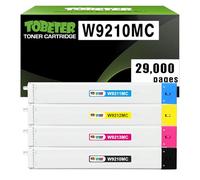 ToBeter Compatible Toner Cartridge Replacement for HP W9210MC W9211MC W9212MC W9213MC for HP E78323z E78323dn E78325z E78325dn E78330z E78330dn Printer 4 Pack(Black Cyan Magenta Yellow)