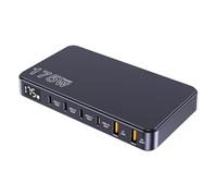 Tobetravel 175W USB C Charger, LCD Display Compact 6-Ports GaN Charger, PD 100W PPS 45W QC60W Fast Charging Station for MacBook Laptop, iPhone 15 14, Galaxy S23 Ultra, iPad and More