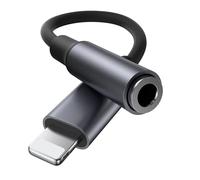Tobfit Adapter to 3.5 mm Jack, iPhone Aux Adapter Dongle Audio Cable for iPhone 14 Pro Max/14 Plus/14/13/12/11/SE/X/XS/XR/8 (Black)
