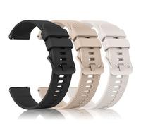 Tobfit Silicone Sport Replacement Strap Compatible with Big Five Smart Watch Strap, Soft Replacement Band for Larger Five Smart Watch Bands for Boys and Girls, Pack of 3, average size, No Gemstone