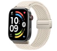 Tobfit Stretchy Strap for Xiaomi Smart Band 9 Pro/Mi Band 8 Pro/Redmi Watch 4/5, Braid Breathable Nylon Adjustable Quick Release Replacement Bands Starlight