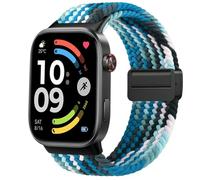 Tobfit Stretchy Strap for Xiaomi Smart Band 9 Pro/Mi Band 8 Pro/Redmi Watch 4/Redmi Watch 5, Braid Breathable Nylon Adjustable Quick Release Replacement Bands