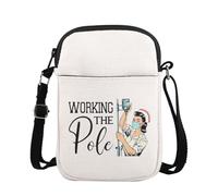 TOBGBE ER Nurse Gift Emergency Room Crossbody Bag ICU Nurse Gift Appreciation Crossbody Bag Nurse Gifts For Women (CB, Working Crossbody-PY1)