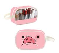 TOBGBE G Falls Anime Gifts W The Pig Clear Makeup Bag Animation TV Show Gift Cartoon Character Portable Make Up Organizer, W The Pig Clear MB