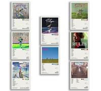 TOBIANG Alex Poster G Music Album Cover Signed Limited Canvas Poster (Set of 8) Unframe 8inx12in(20x30cm) Canvas Poster
